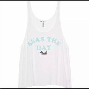 🔥SALE🔥VS PINK Seas The Day Super Soft Tank Top